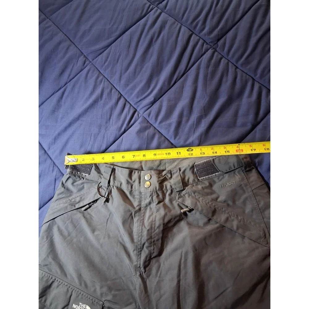 The North Face HyVent Mens Snow Pants Gray Ski Snowboard Cargo Size Medium M